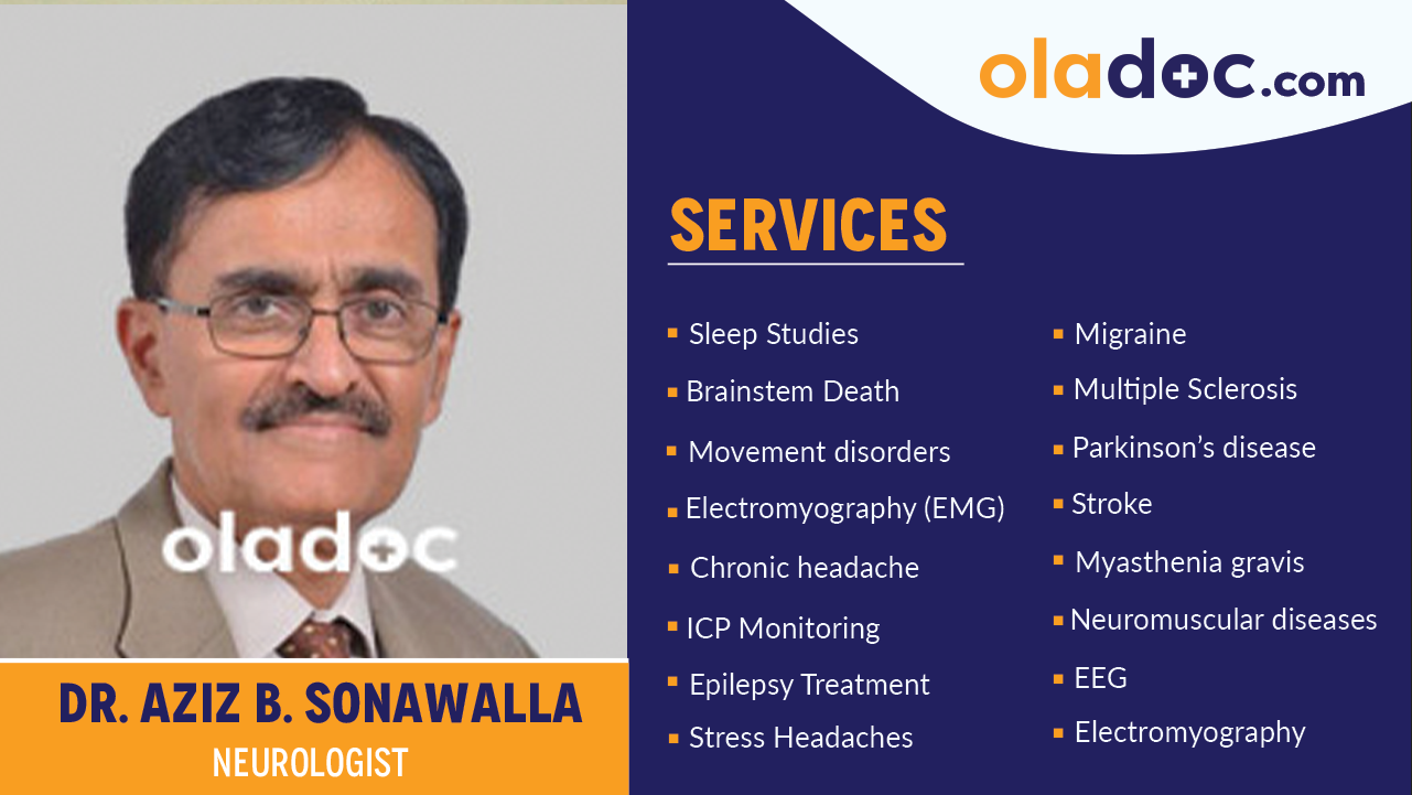 Services  provided by Dr. Aziz B. Sonawalla